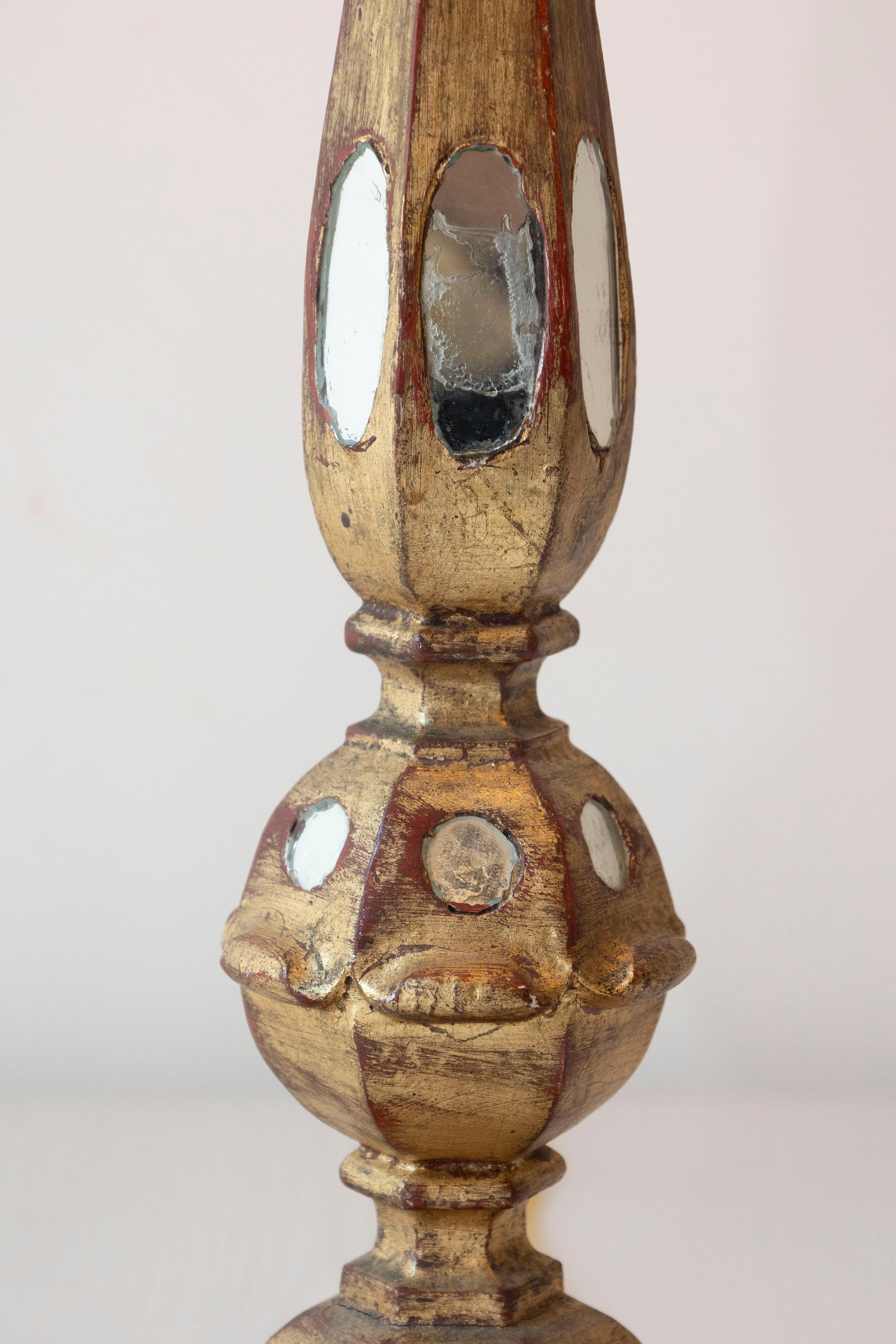 Wood 20th Century French Lamp For Sale