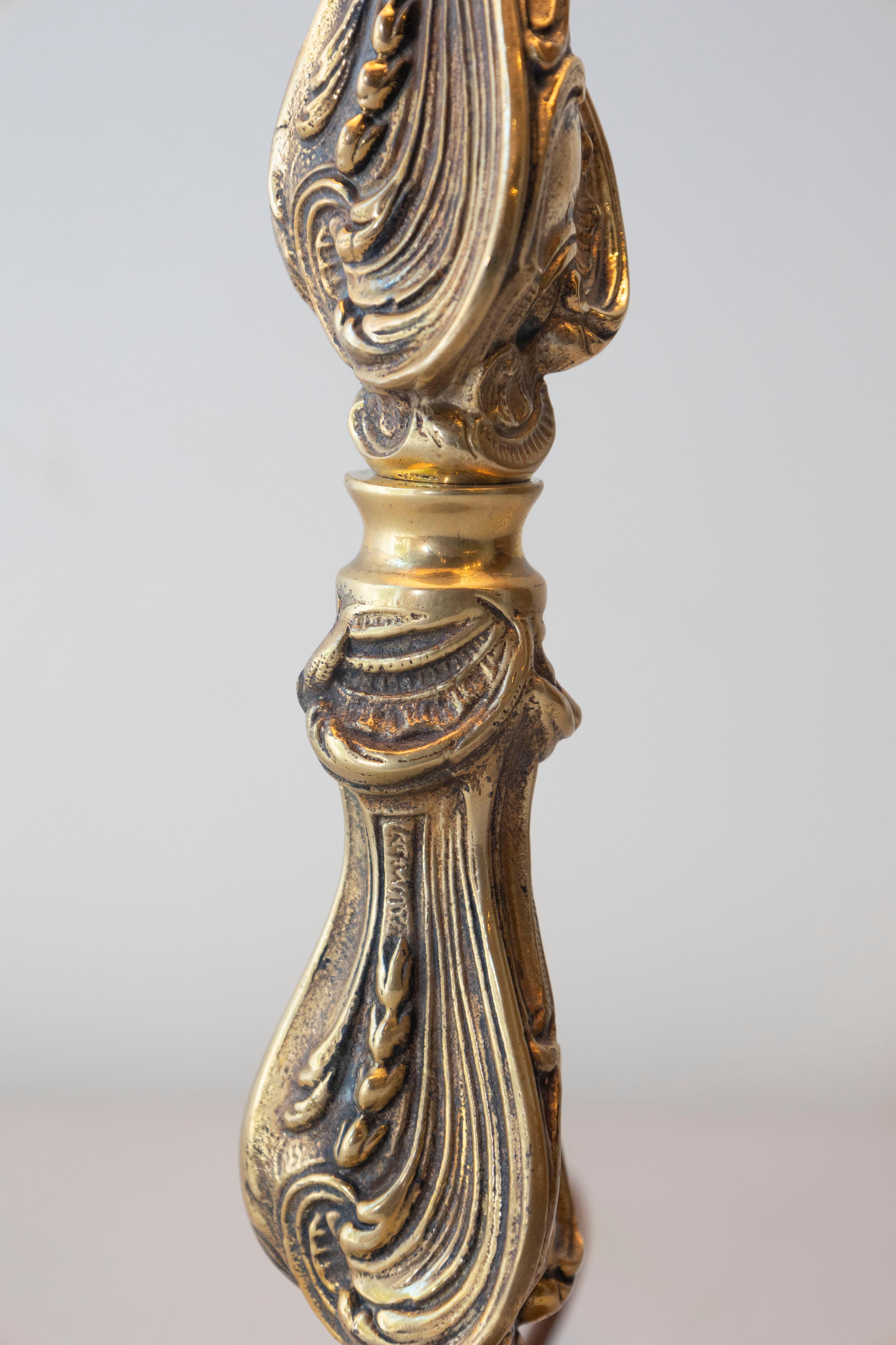 Lámpara francesa del siglo XX Bronce en venta