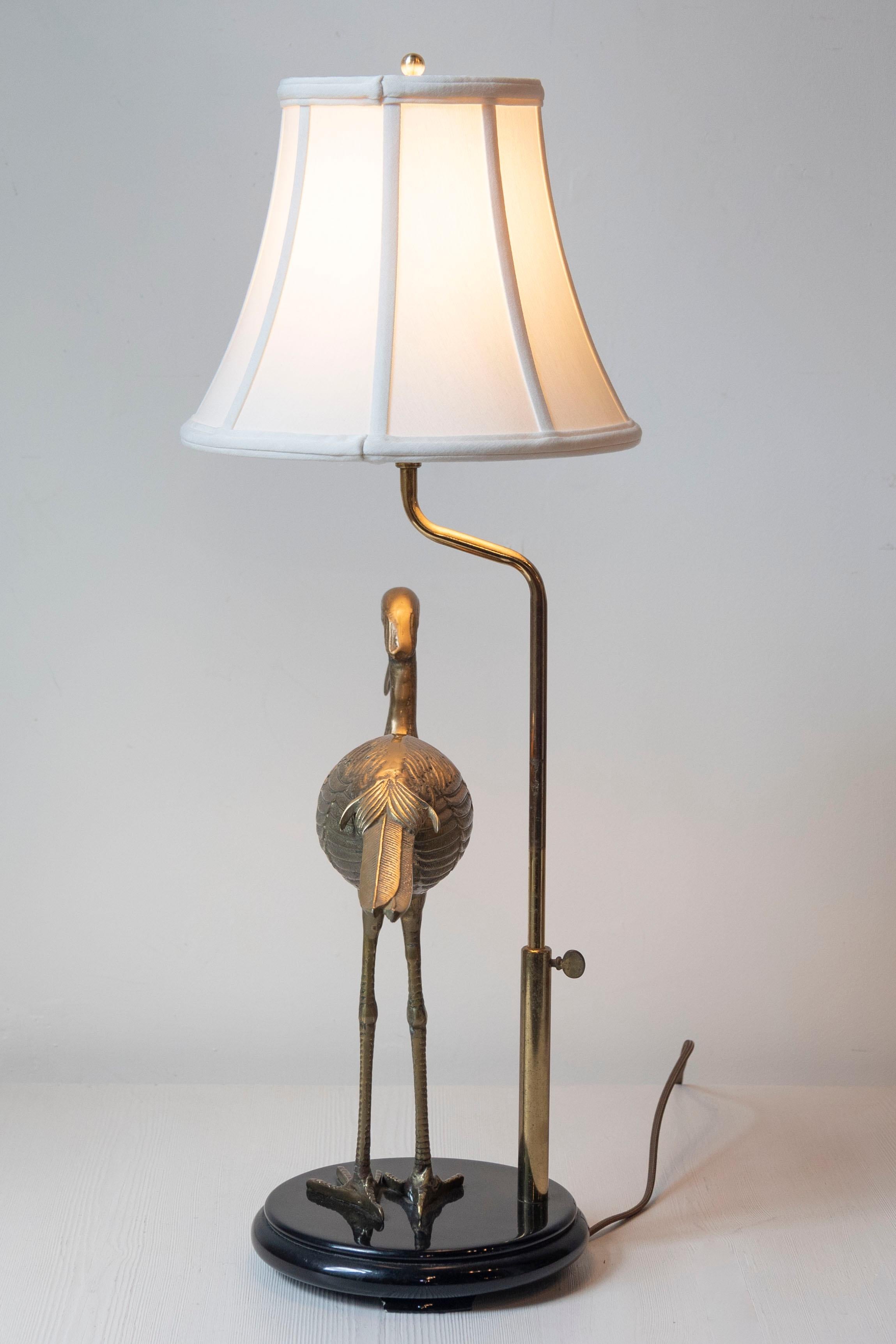 Laiton Lampe française du 20e siècle en vente