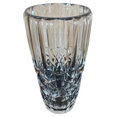 Grande vaso di cristallo francese del XX secolo firmato da Schneider