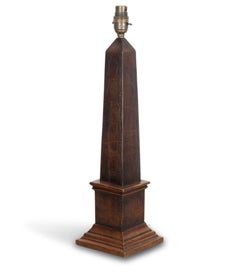 20th Century French Leather Table Lamp