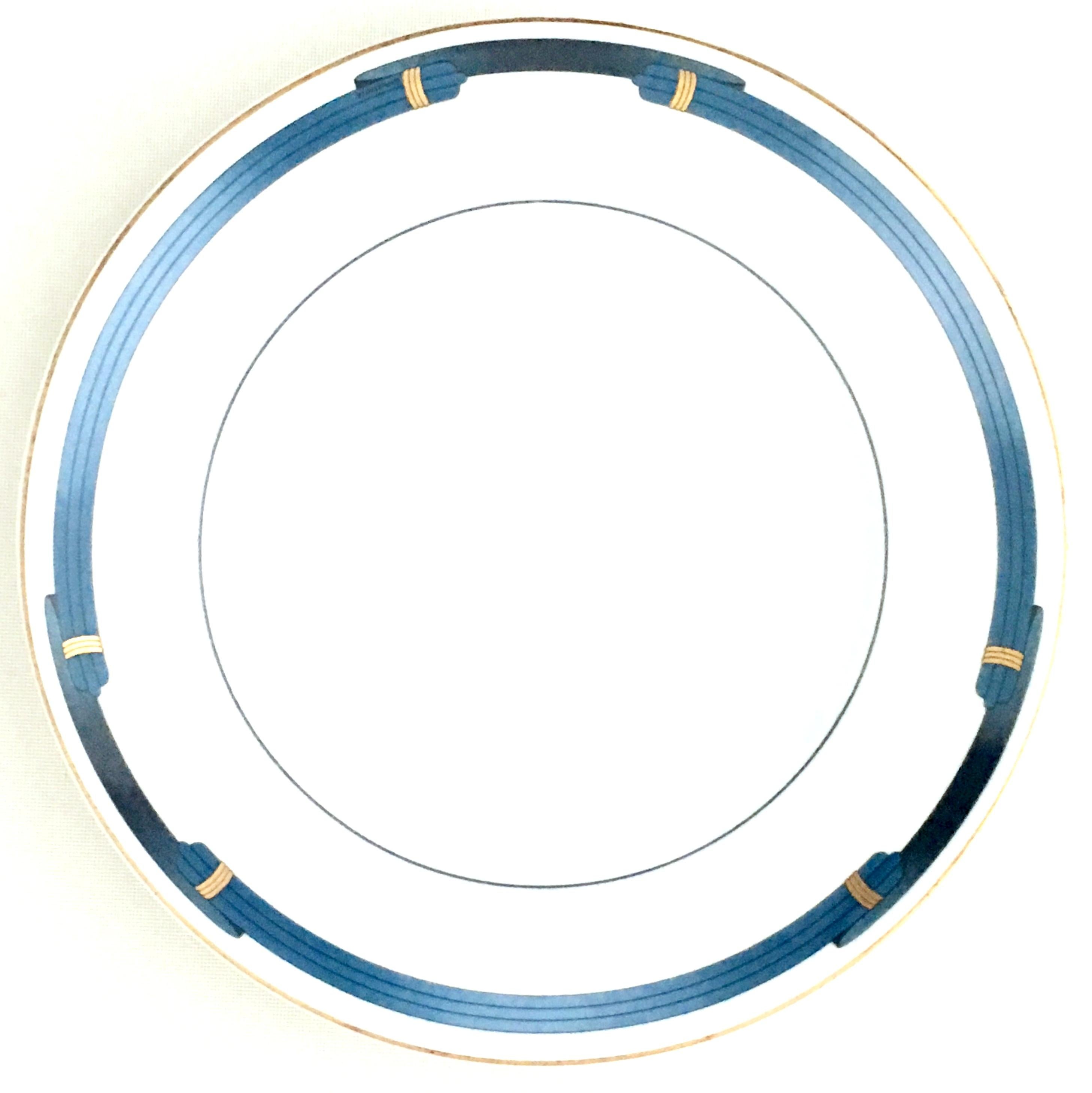 20th century French Limoge porcelain dinner plates, 
