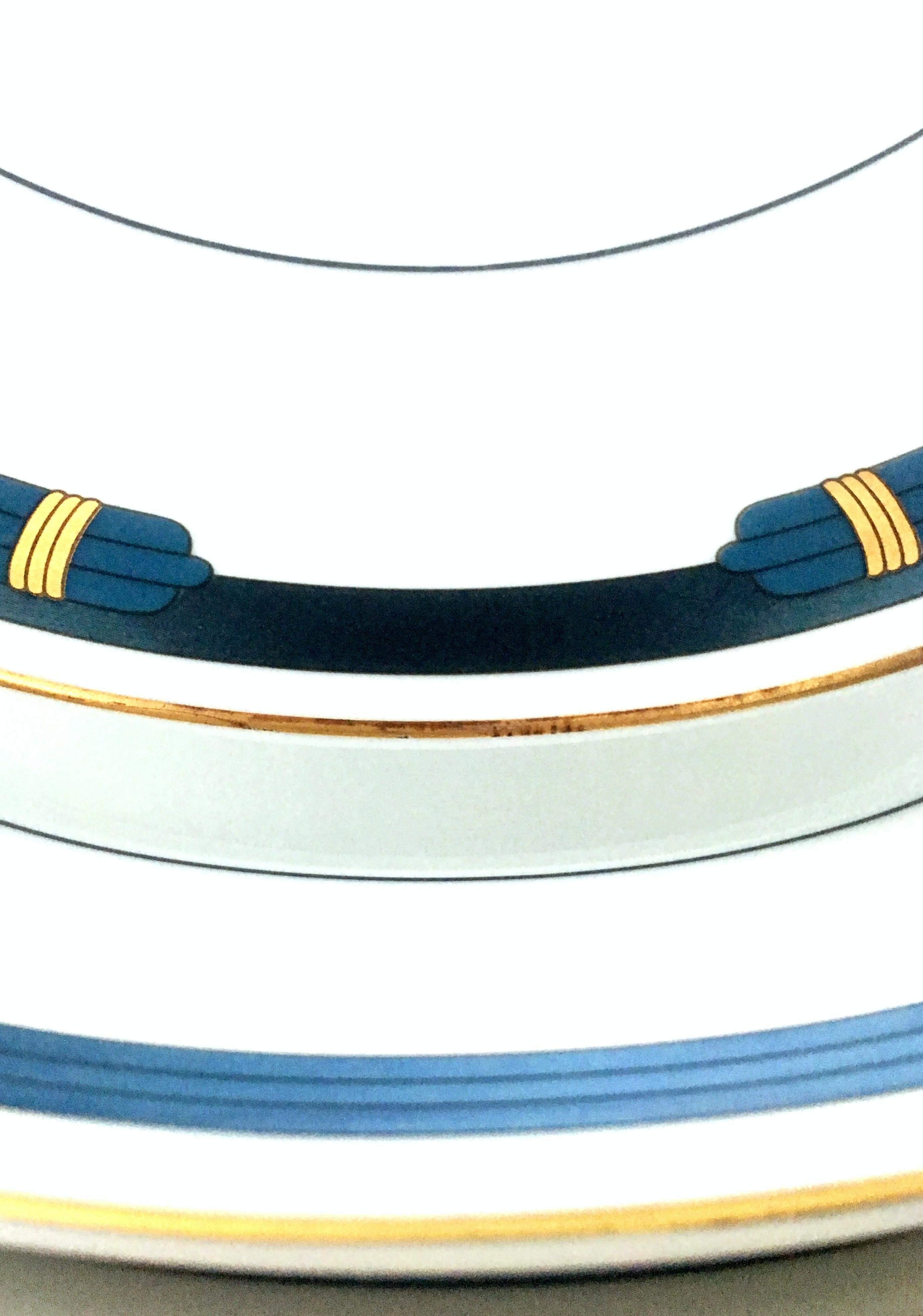 Gold French Limoge Dinner Plates 