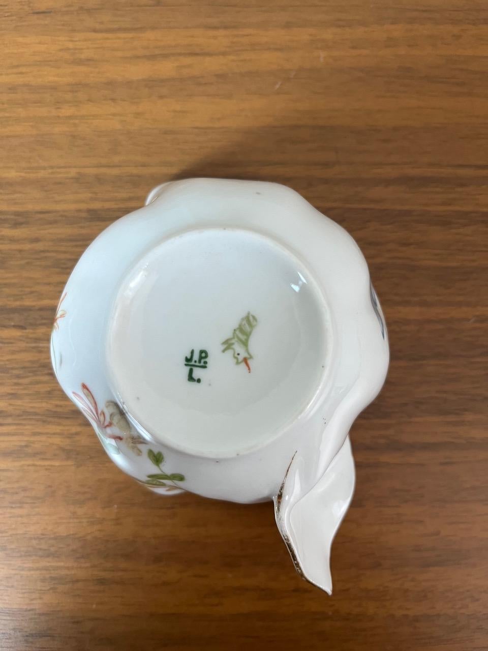 Tazza da tè e piattino in porcellana di Limoges del XX secolo, 1900 in vendita 8