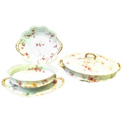 20th Century French Limoges Set of Three Serving Pieces by, Theodore Haviland