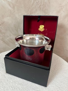 20th century French Louis Roederer Silver Plated Champagne Cooler, 1980s