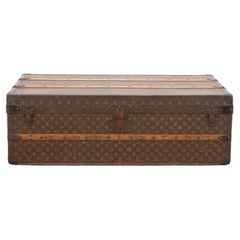 20th Century French Louis Vuitton Trunk in Monogrammed Canvas