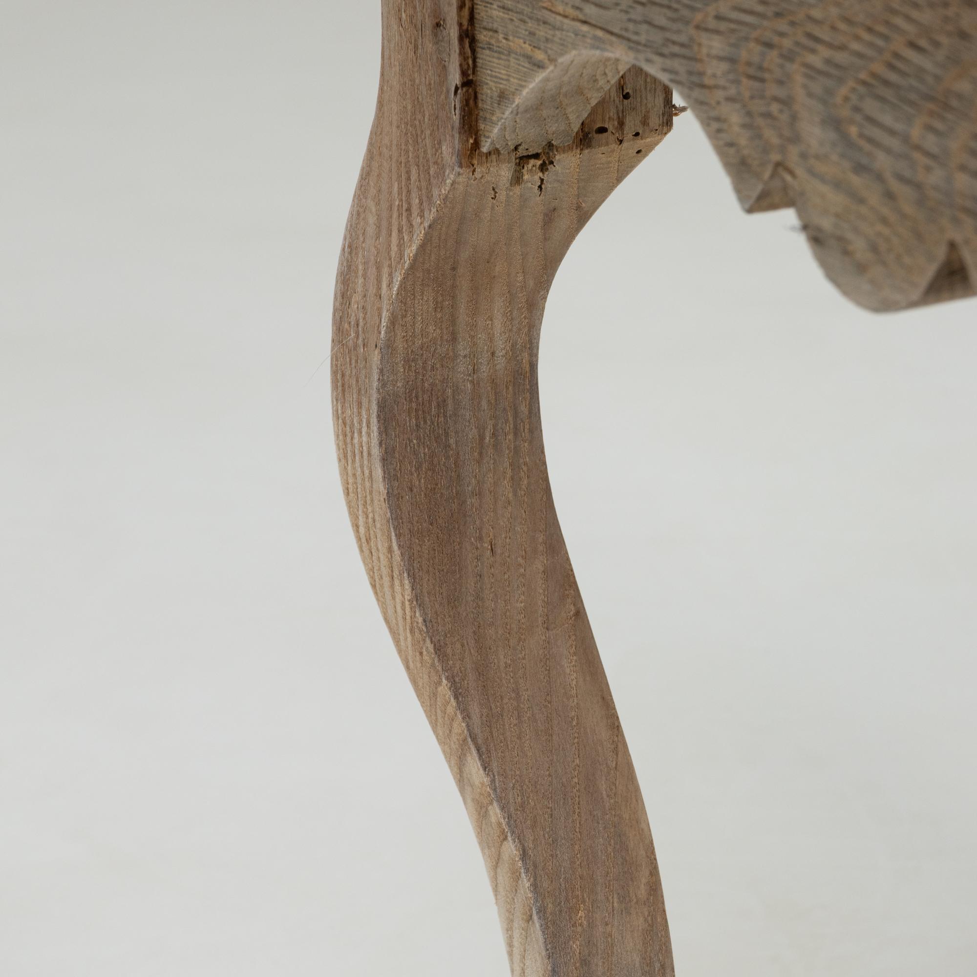 20th Century French Louis XV Oak Coffee Table im Angebot 2