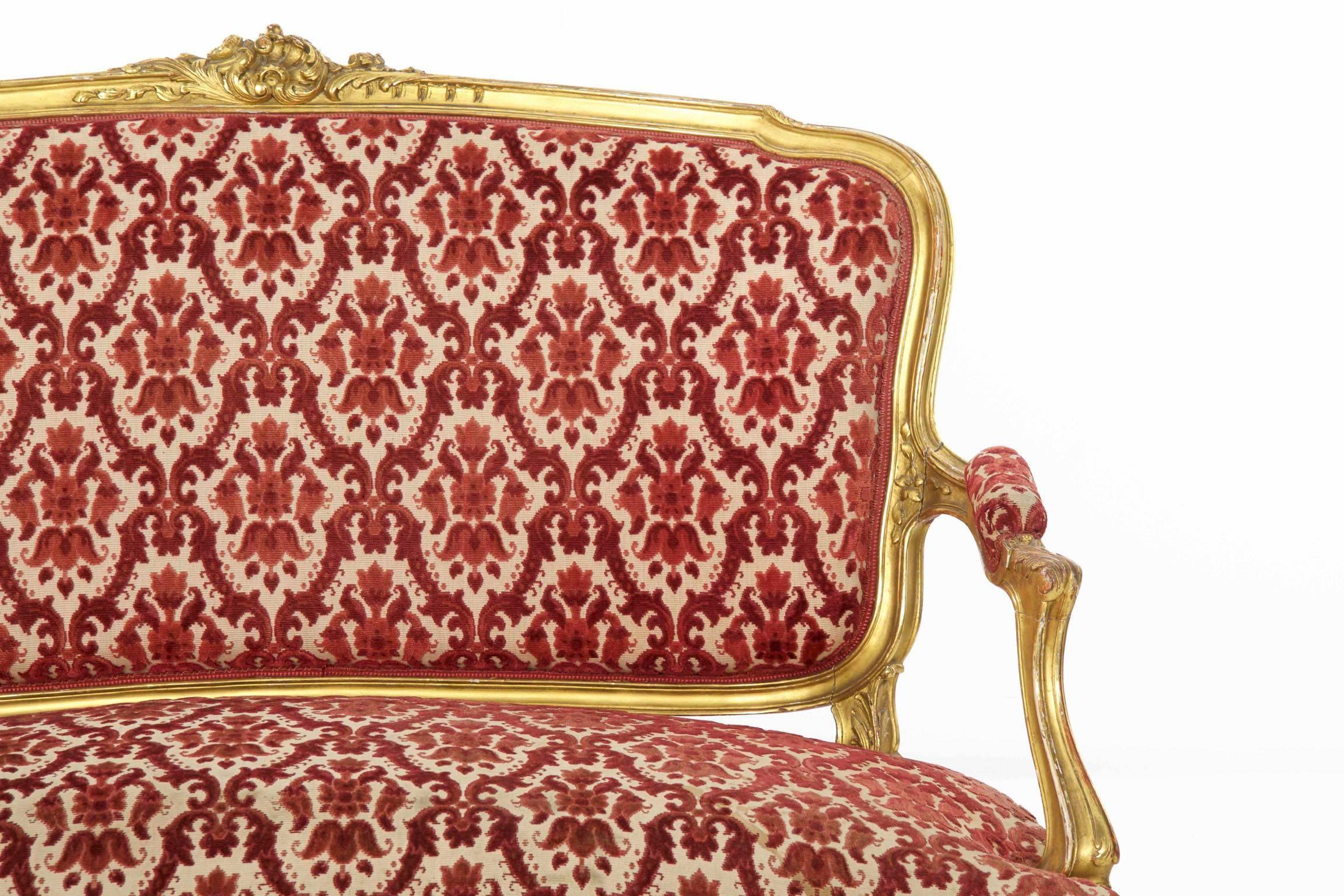 Louis XV Canapé Settee Sofa