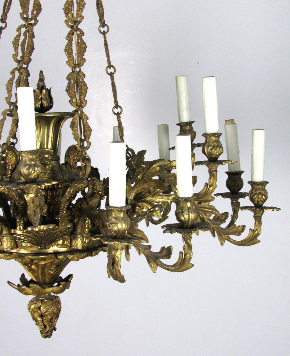 20th Century French Louis XV Style Chandelier 1