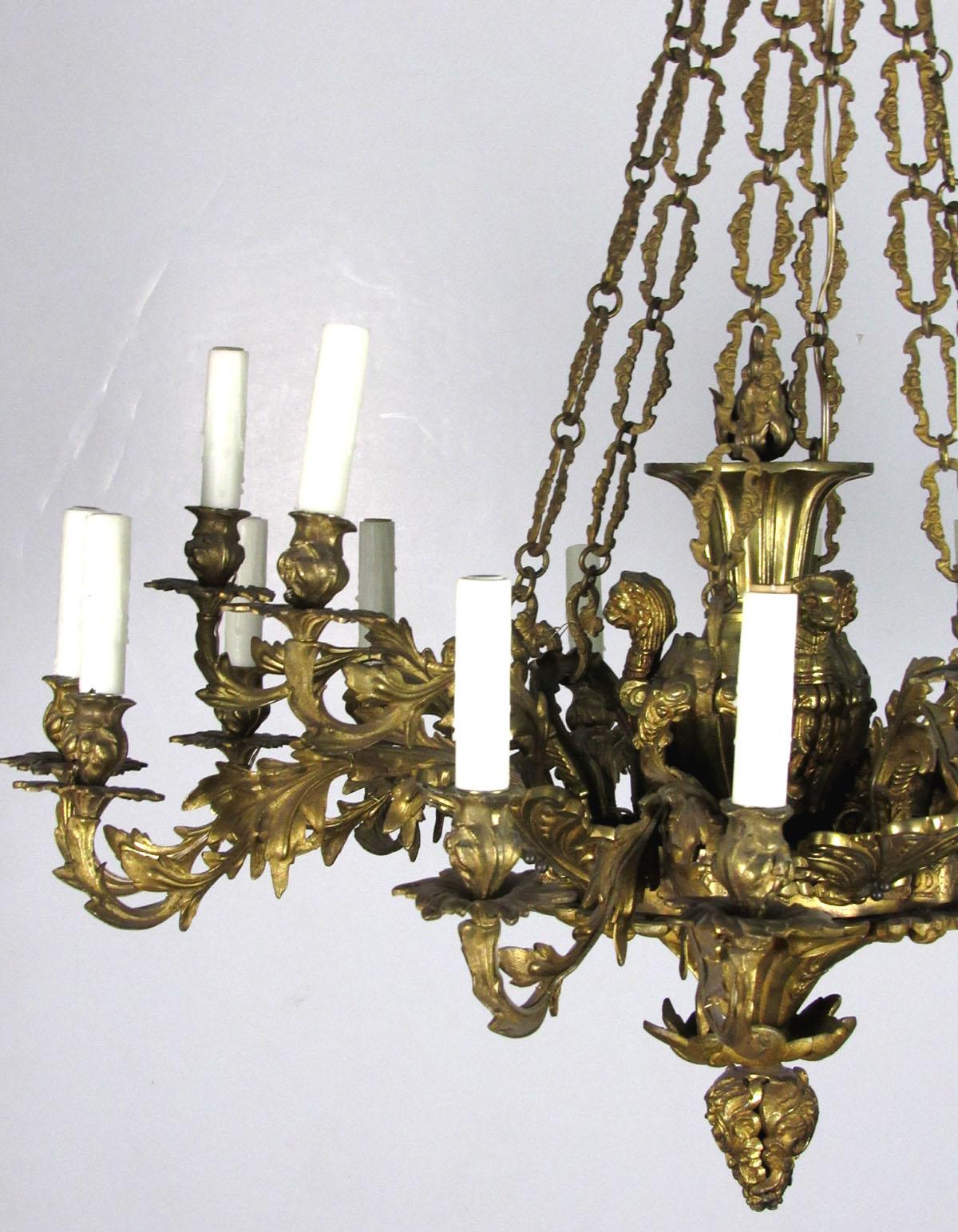 20th Century French Louis XV Style Chandelier 2