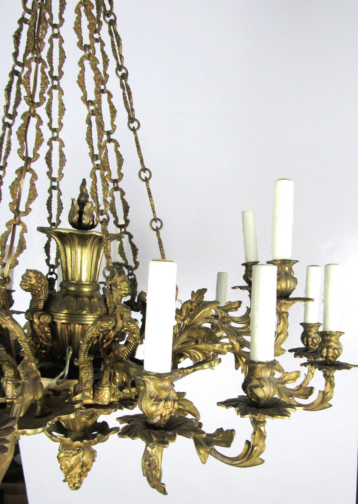 20th Century French Louis XV Style Chandelier 3