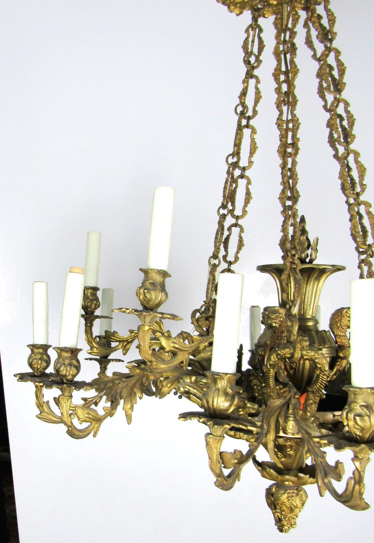 20th Century French Louis XV Style Chandelier 4