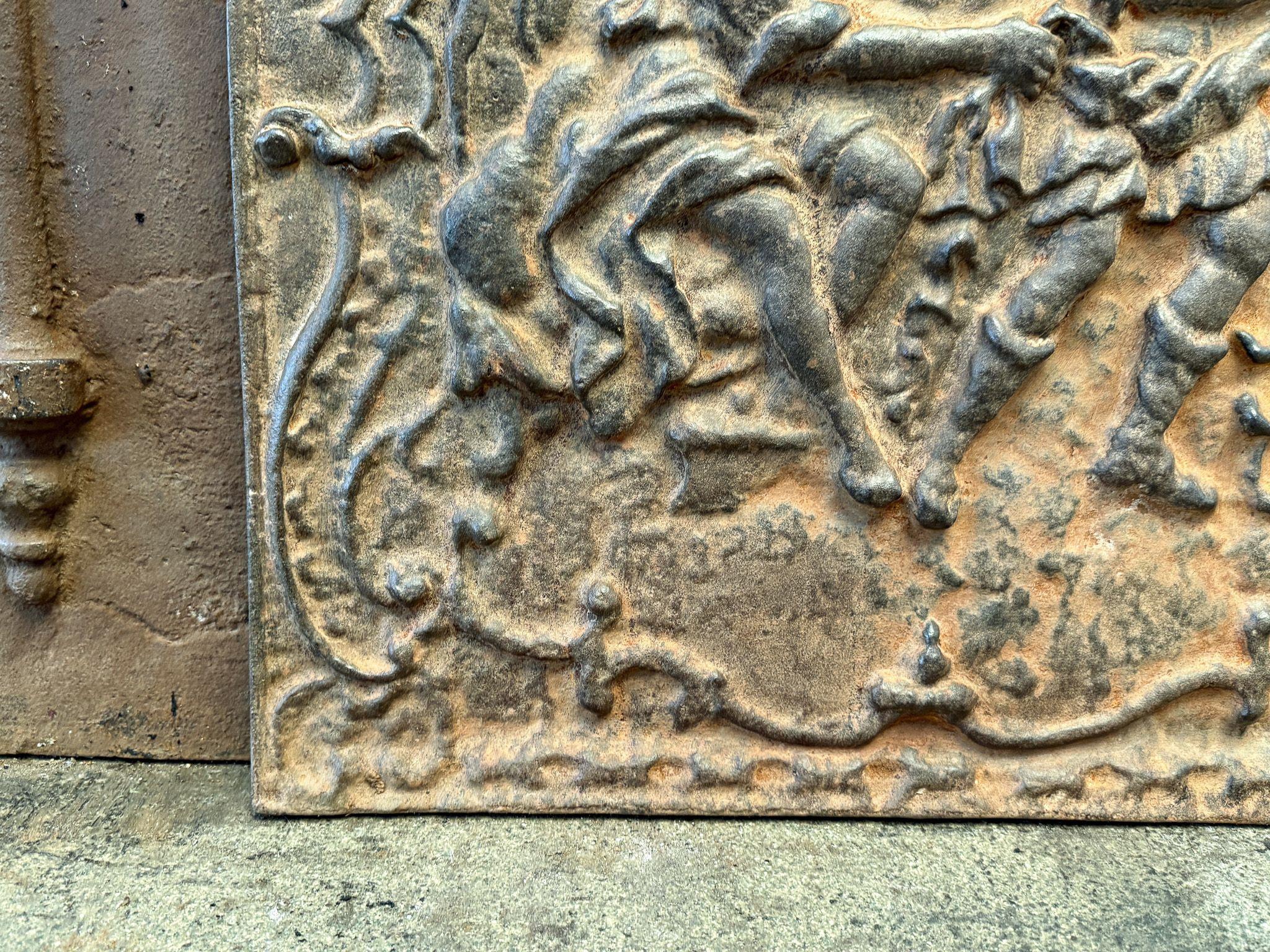 20th Century French Louis XV Style Fireback / Backsplash For Sale 5