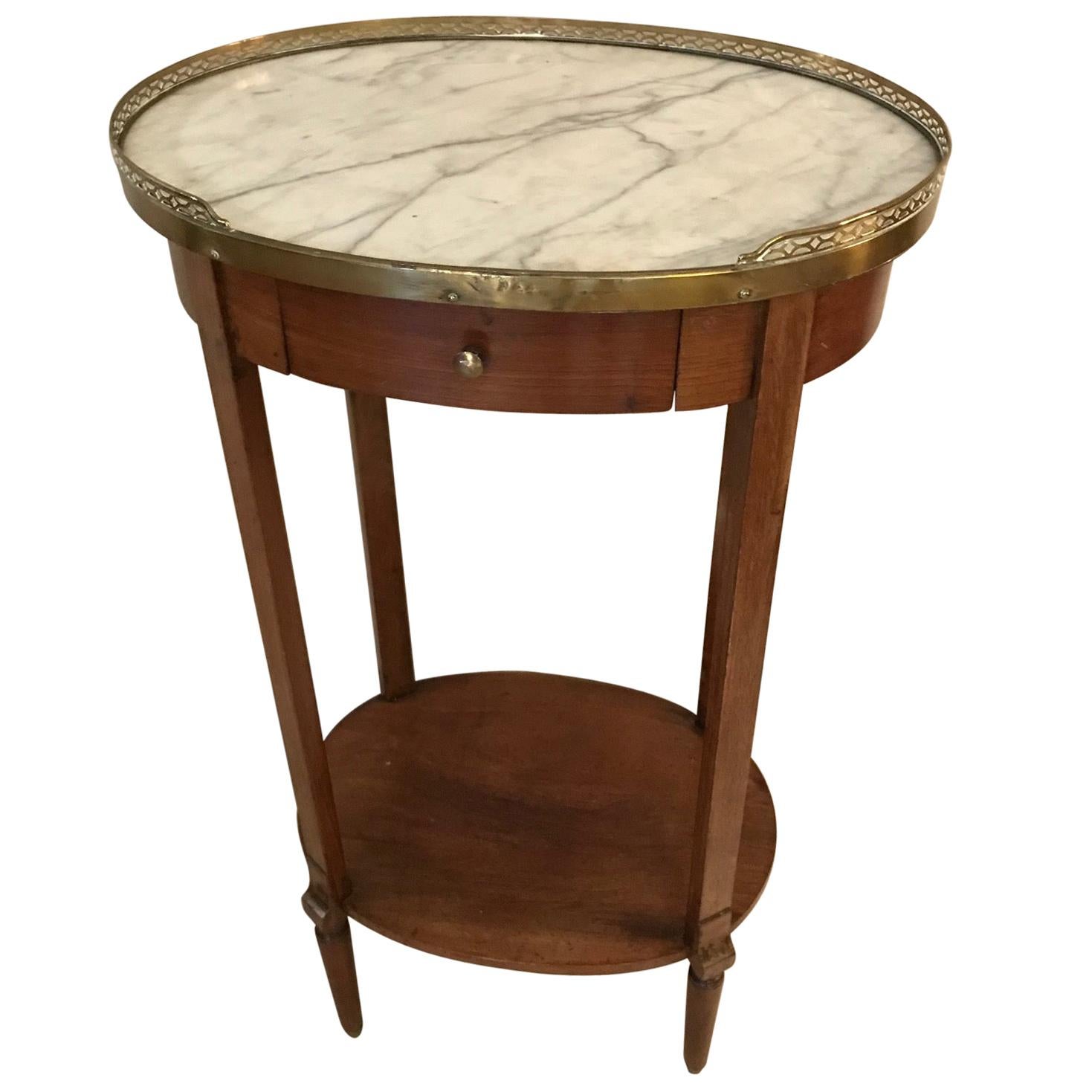 20th Century French Louis XVI Inspiration Gueridon, 1900s