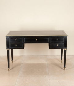 20th Century French Louis XVI Revival Brass Mounted Desk