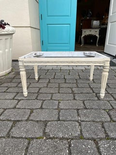 20th Century French Louis XVI Style Bench with Fluted Legs