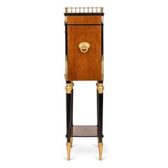 20th Century French Louis XVI Style Ormolu Cutlery Cabinet, c.1900