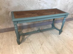 20th Century French Louis XVI Style Painted Bench, 1920s
