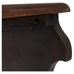 20th Century French Mahogany Console Table with Scrolled Brackets