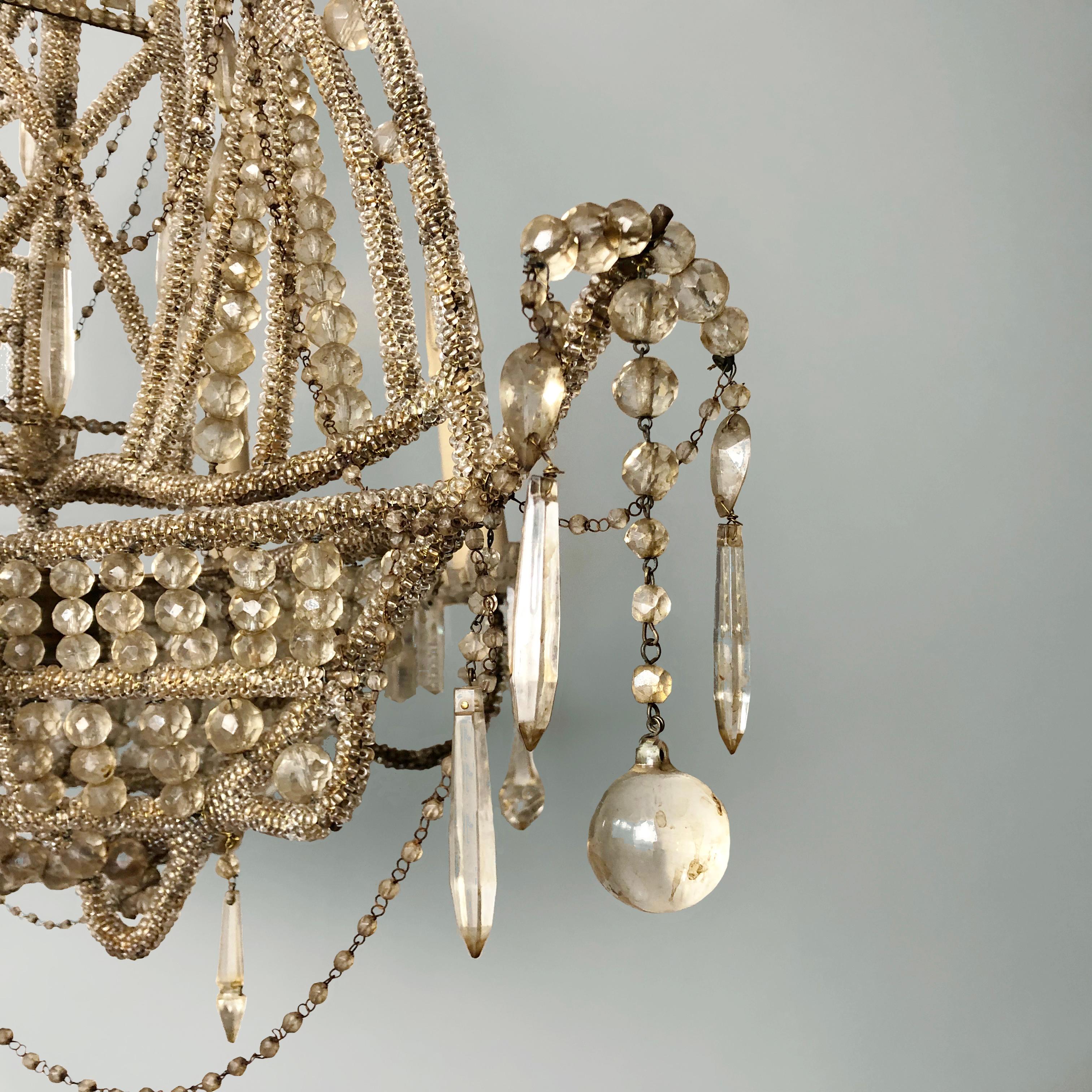 Hollywood Regency 20th Century French Maison Bagues Style Ship Chandelier