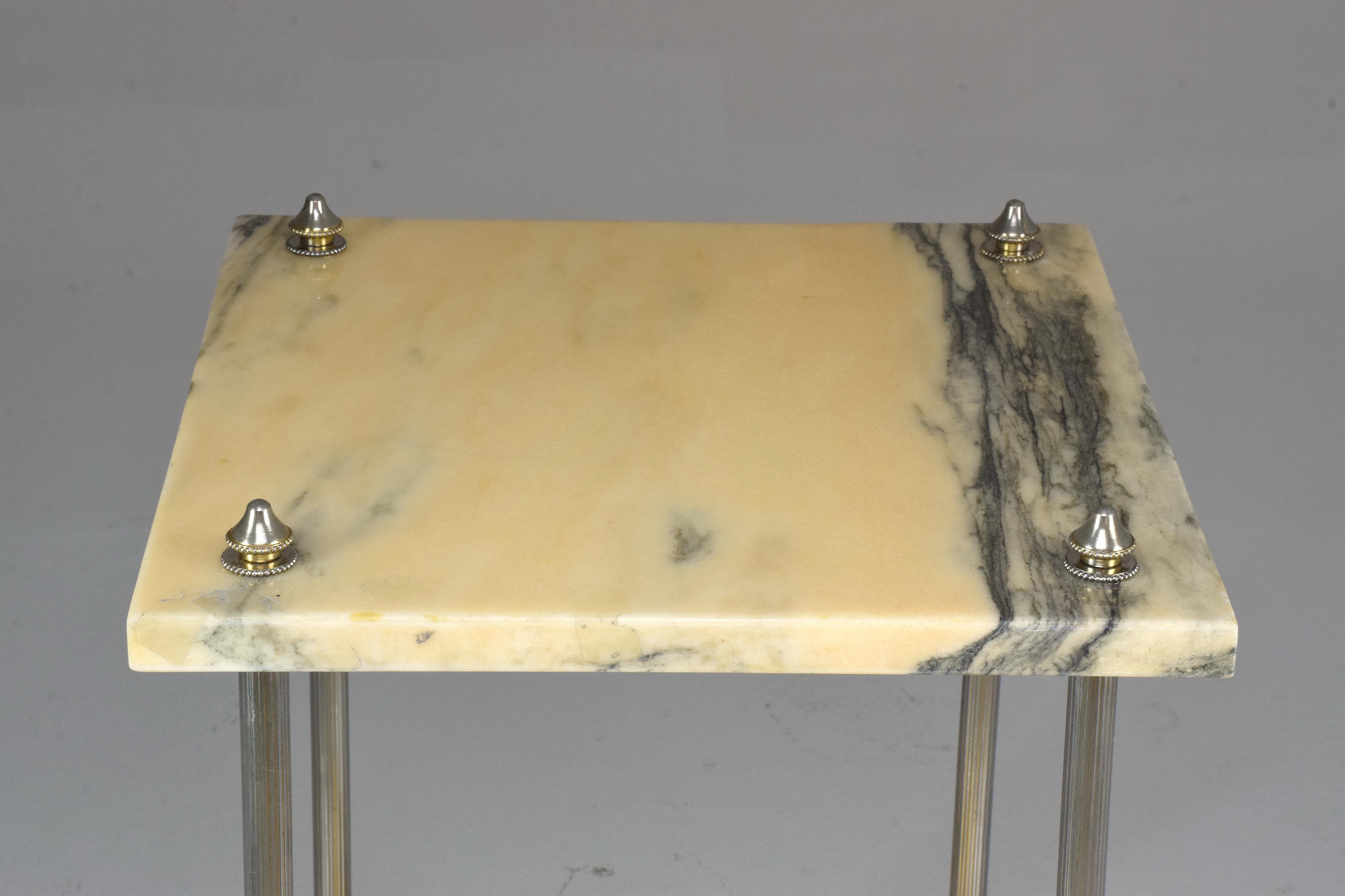 20th Century French Marble Console Table, 1970s In Good Condition In Paris, FR