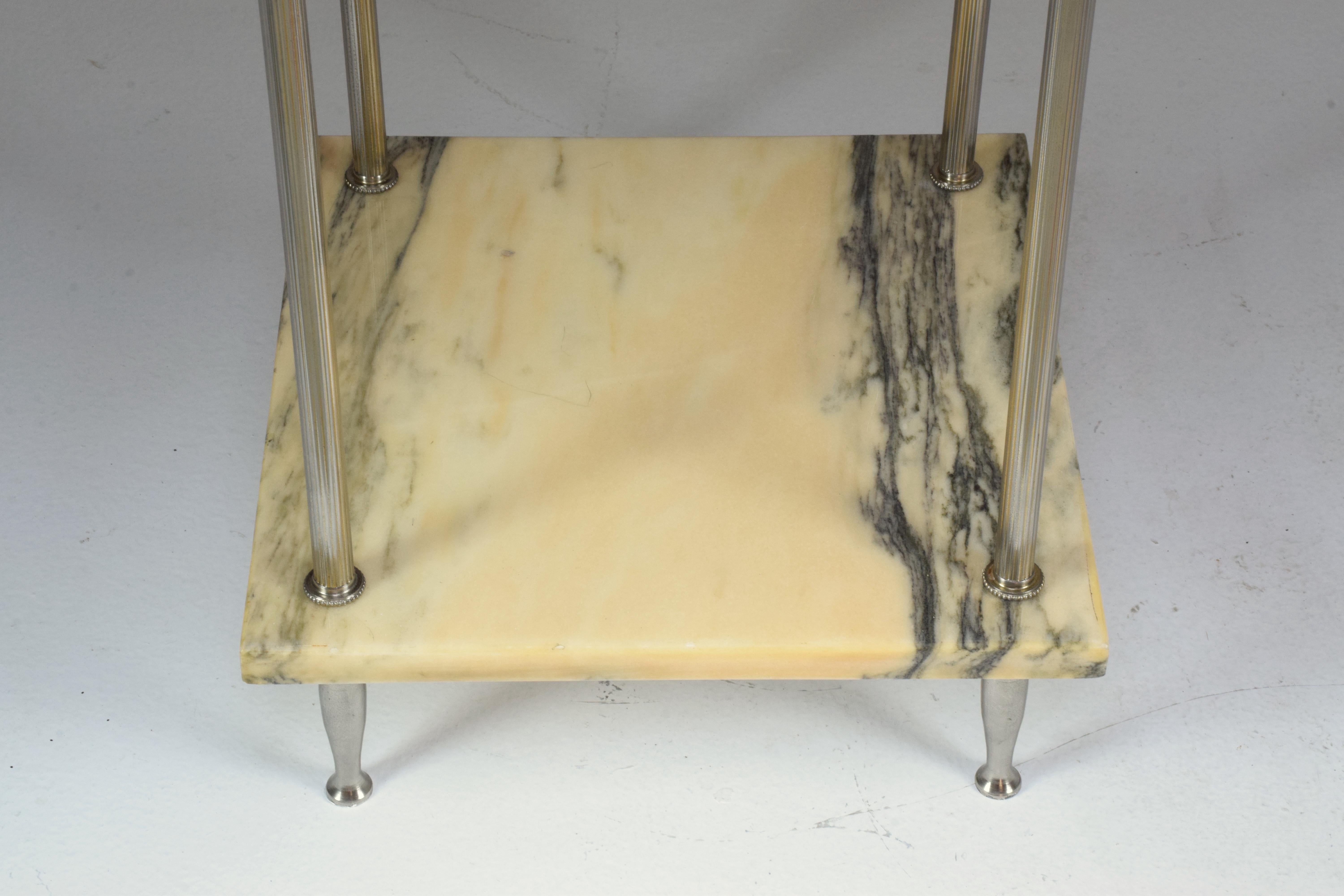 20th Century French Marble Console Table, 1970s 1