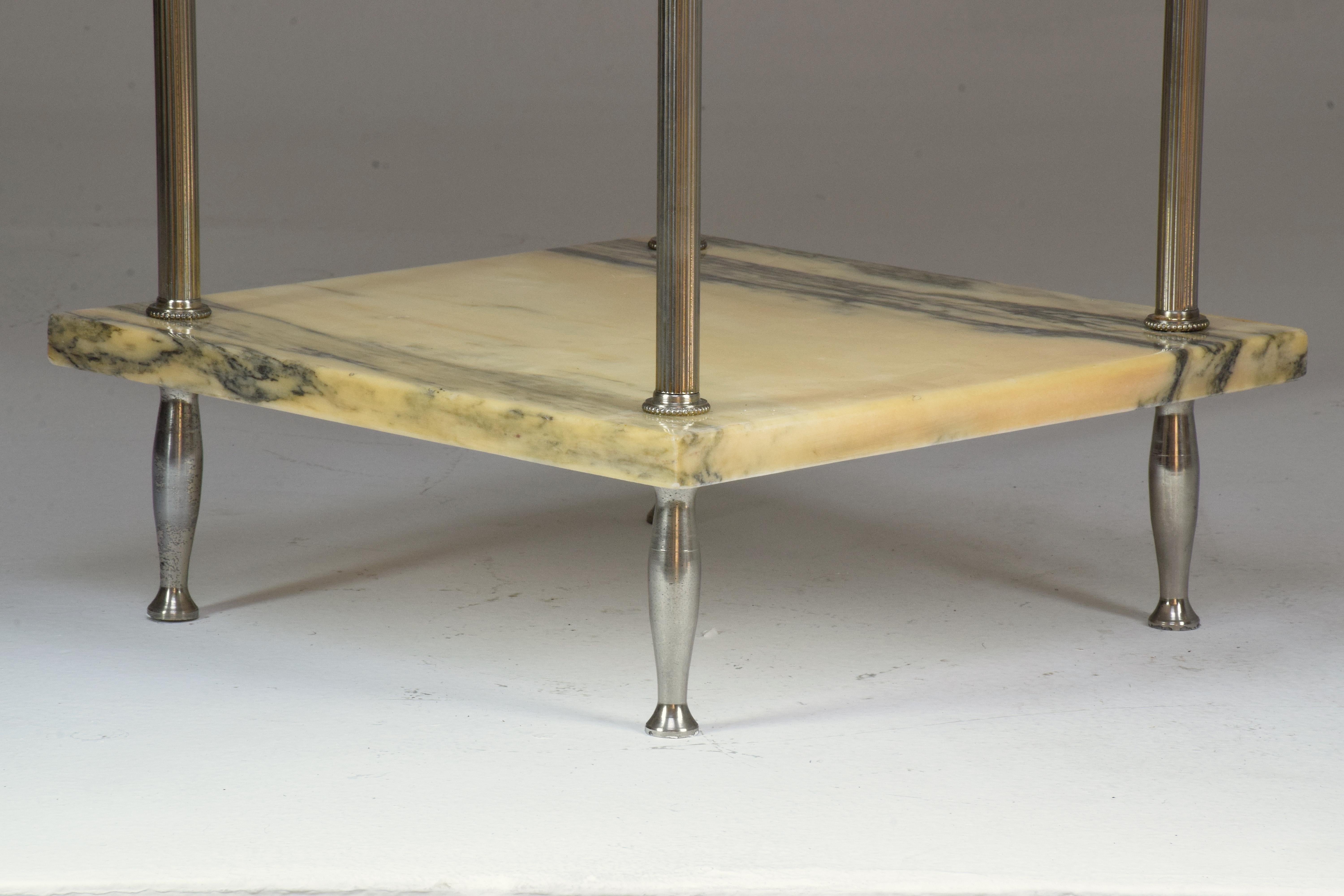 20th Century French Marble Console Table, 1970s 2