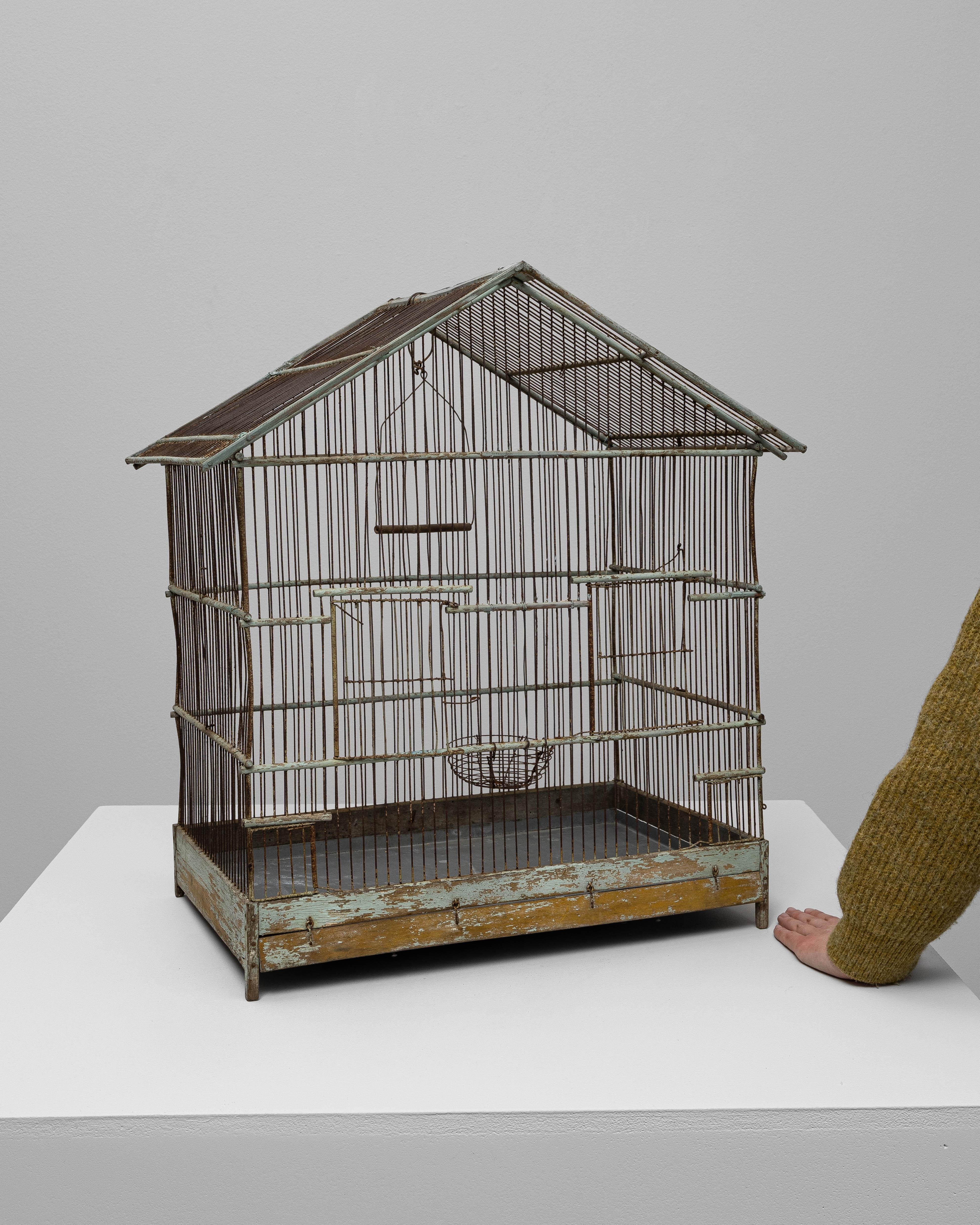 Gabbia per uccelli francese del XX secolo in vendita 2