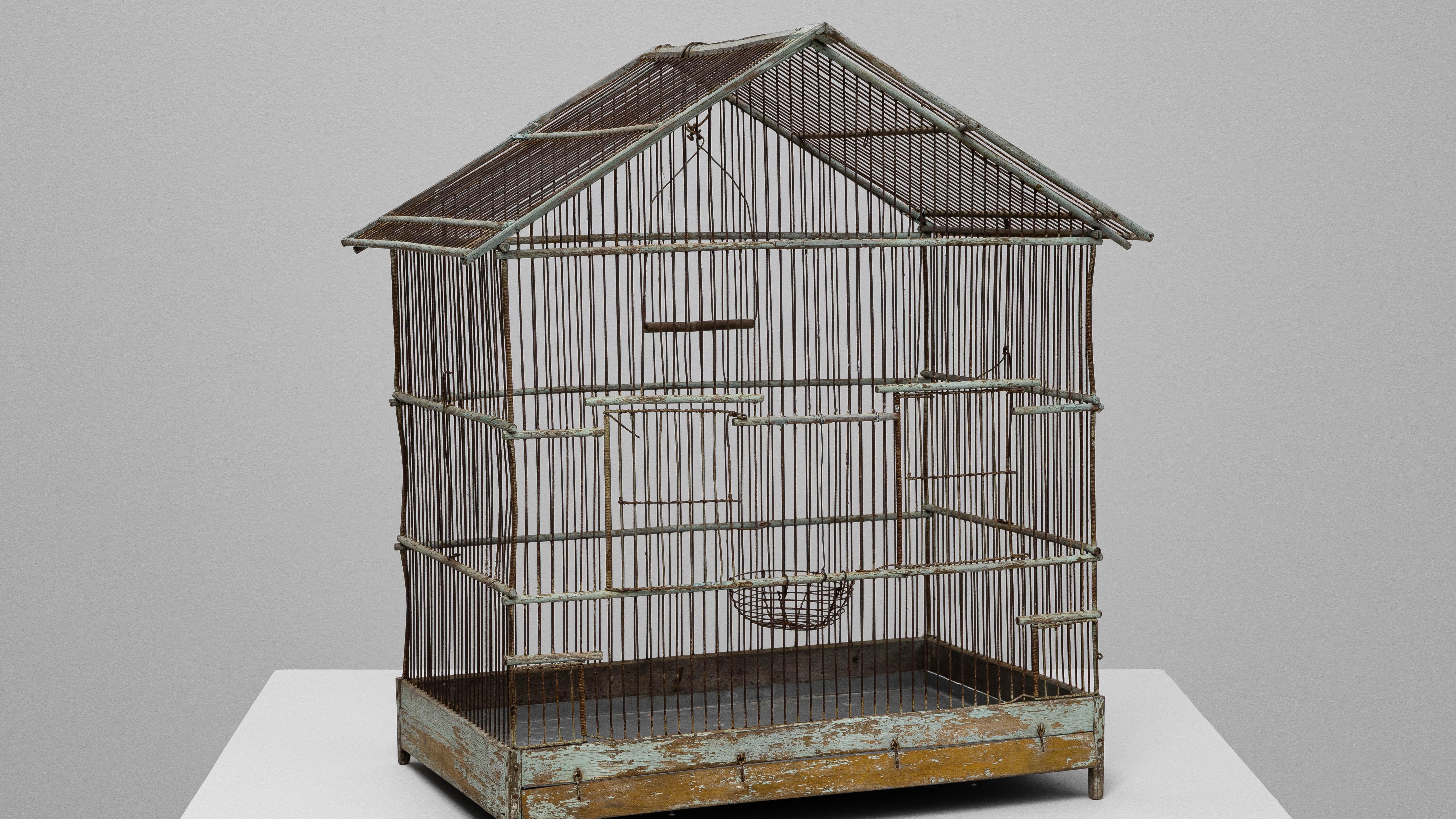 Gabbia per uccelli francese del XX secolo in vendita 4
