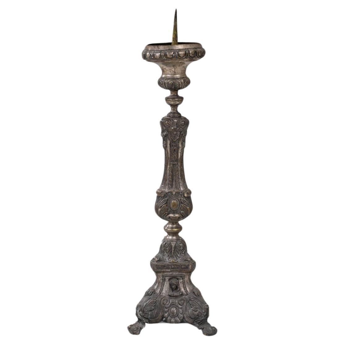 20th Century French Metal Candlestick