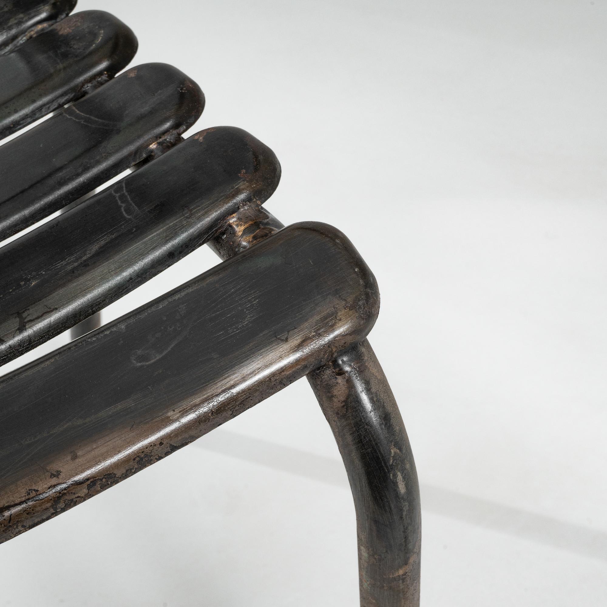 Chaise en métal française du 20e siècle en vente 5
