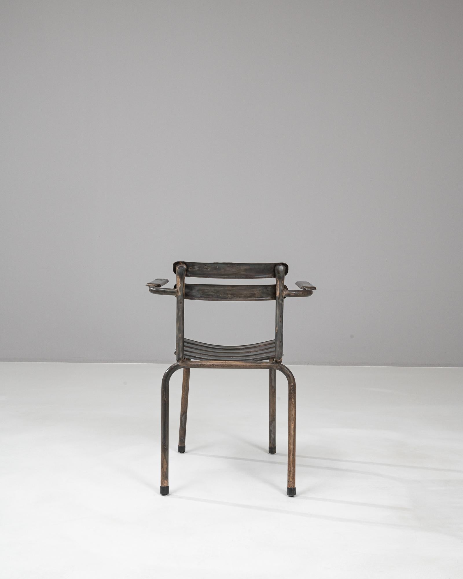 20ième siècle Chaise en métal française du 20e siècle en vente