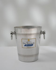 20th Century French Metal Champagne Bucket, Larger Form