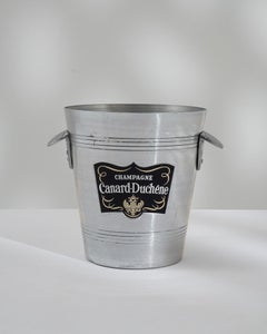 20th Century French Metal Champagne Bucket with Handles