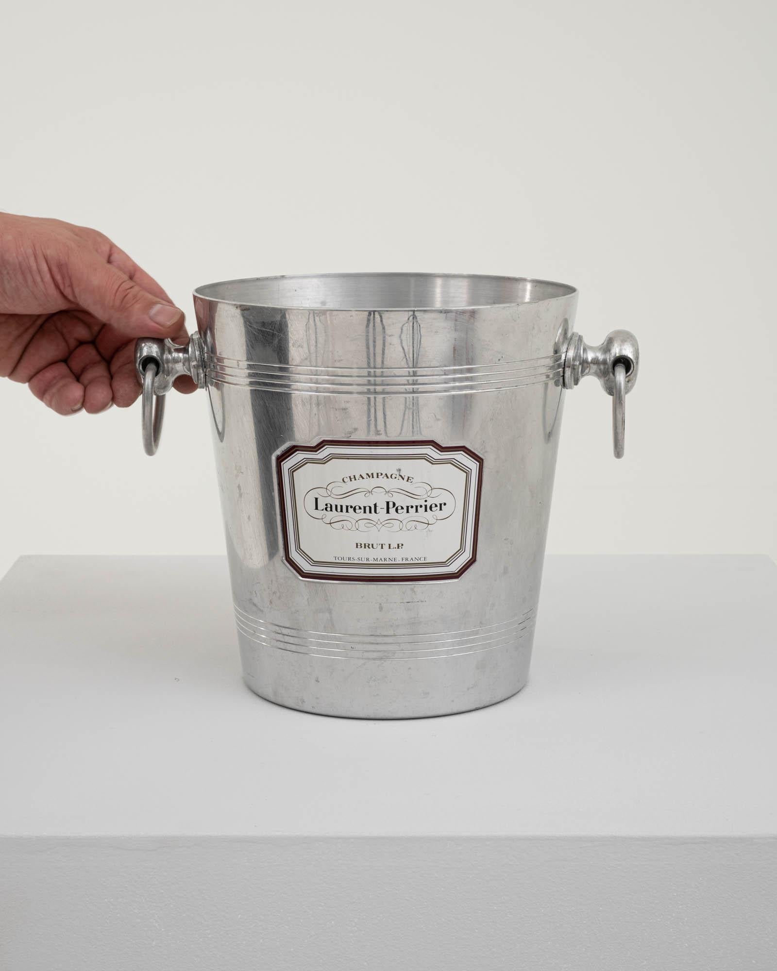 20th Century French Metal Ice Bucket In Good Condition In High Point, NC