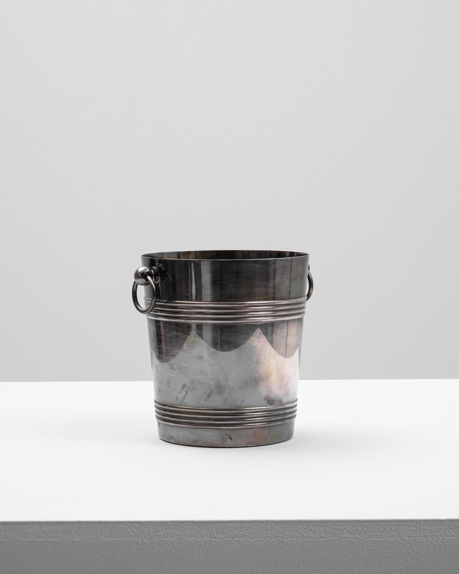 20th Century French Metal Ice Bucket For Sale 1