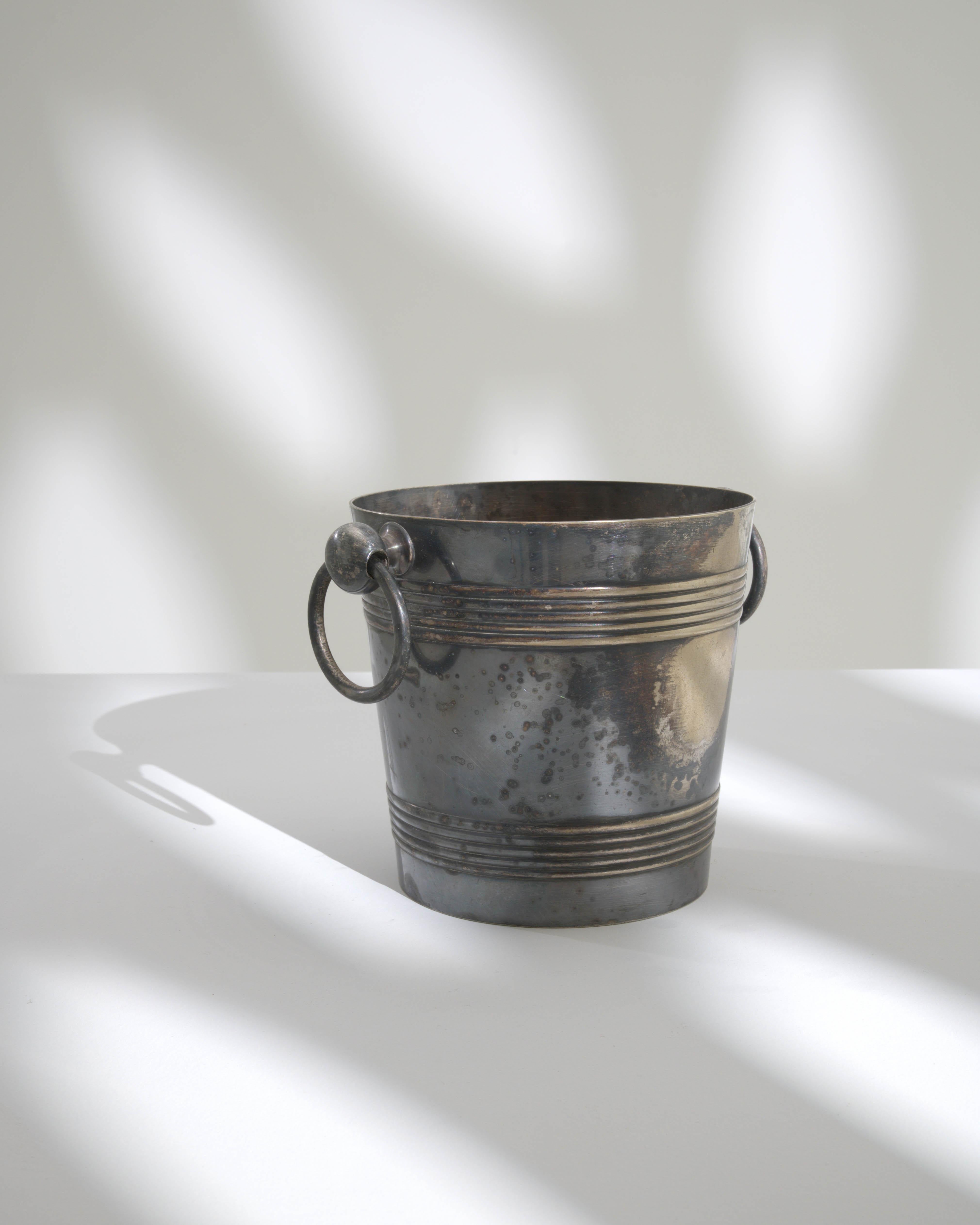 20th Century French Metal Ice Bucket For Sale 2