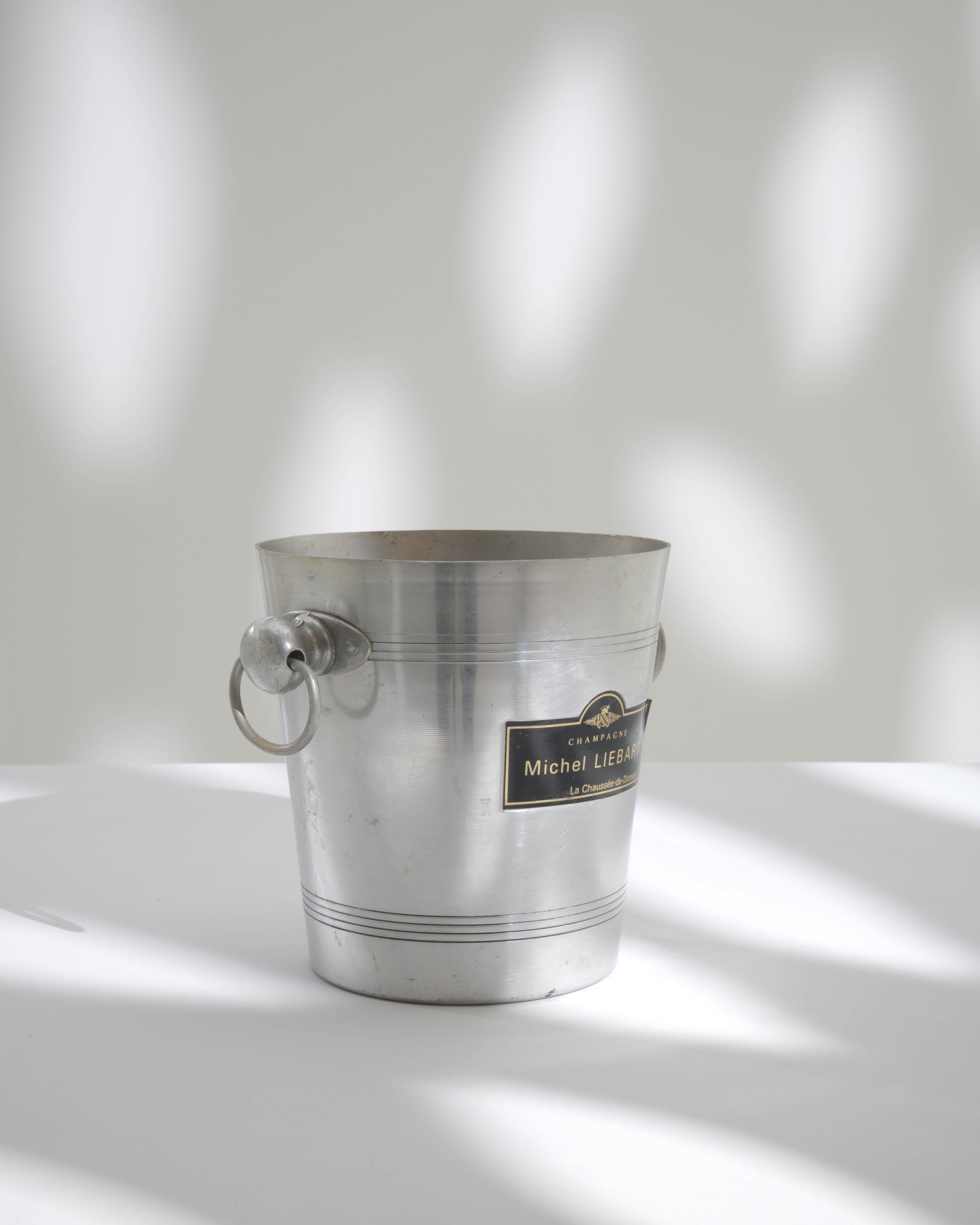 20th Century French Metal Ice Bucket 2