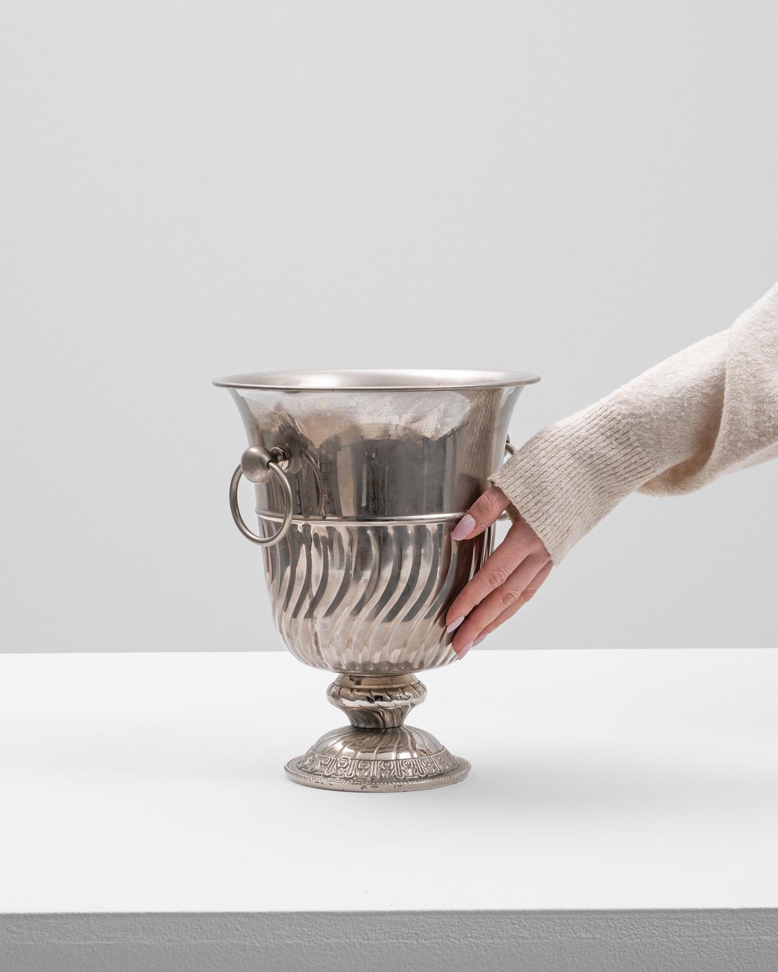 20th Century French Metal Ice Bucket For Sale 2