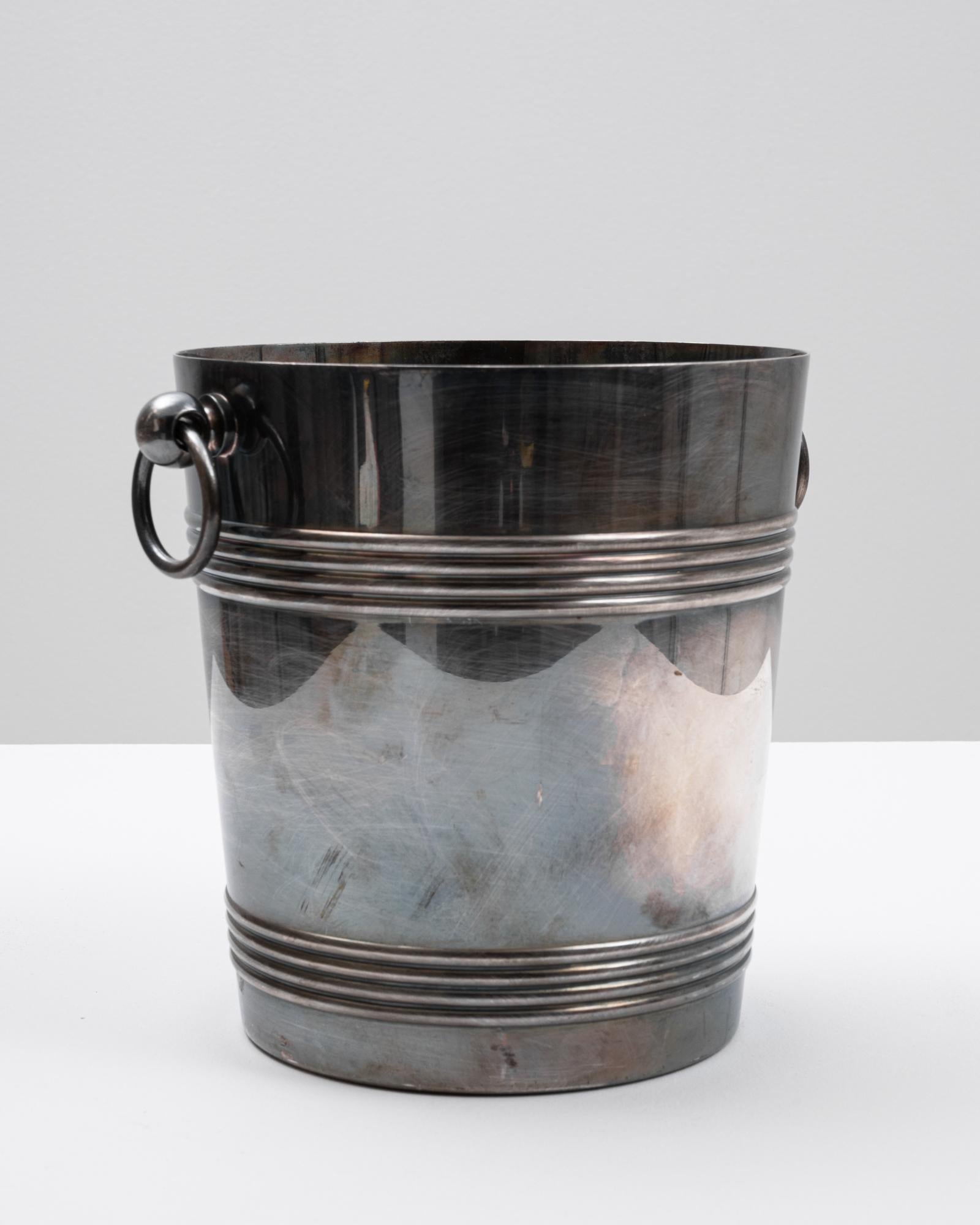 20th Century French Metal Ice Bucket For Sale 3