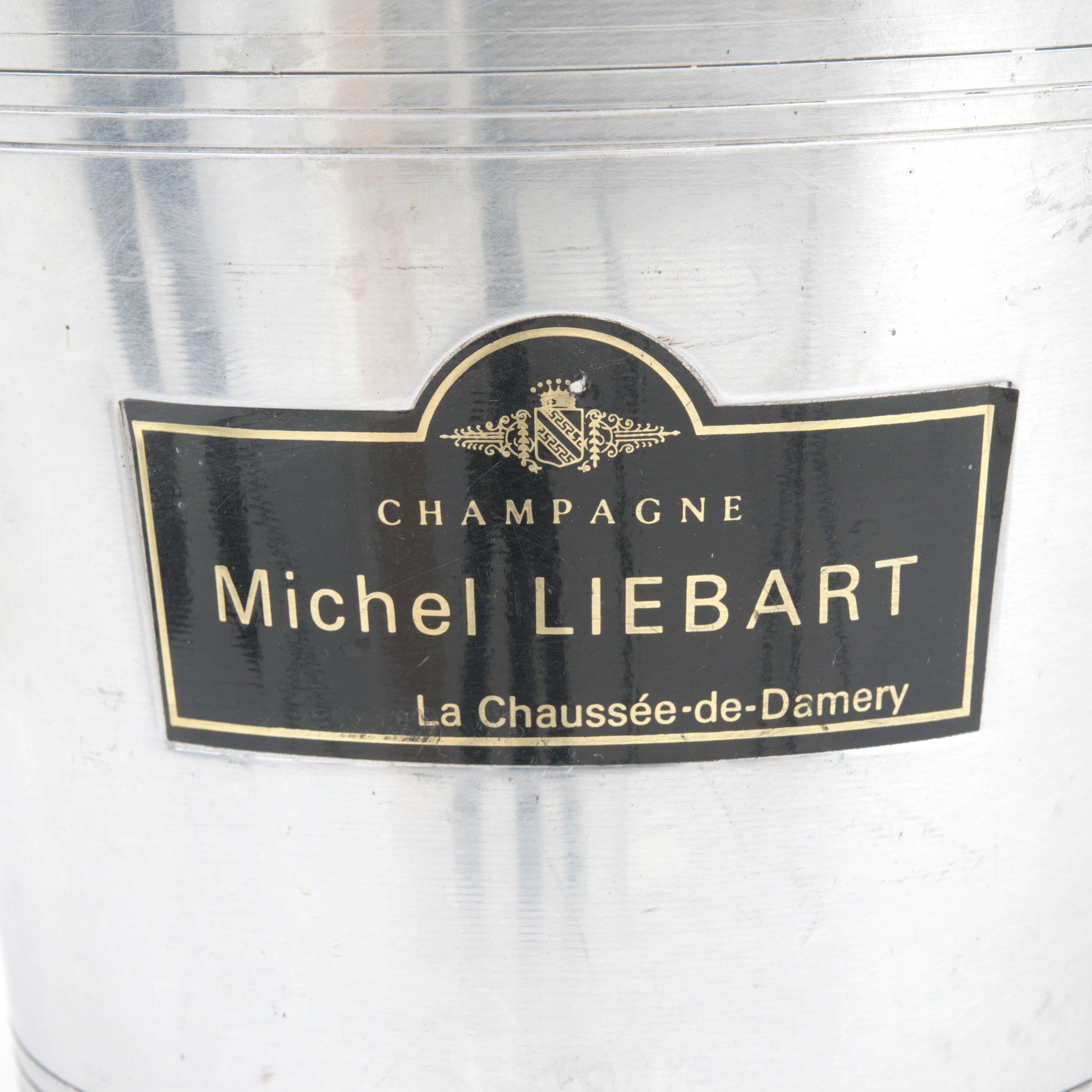 20th Century French Metal Ice Bucket 4