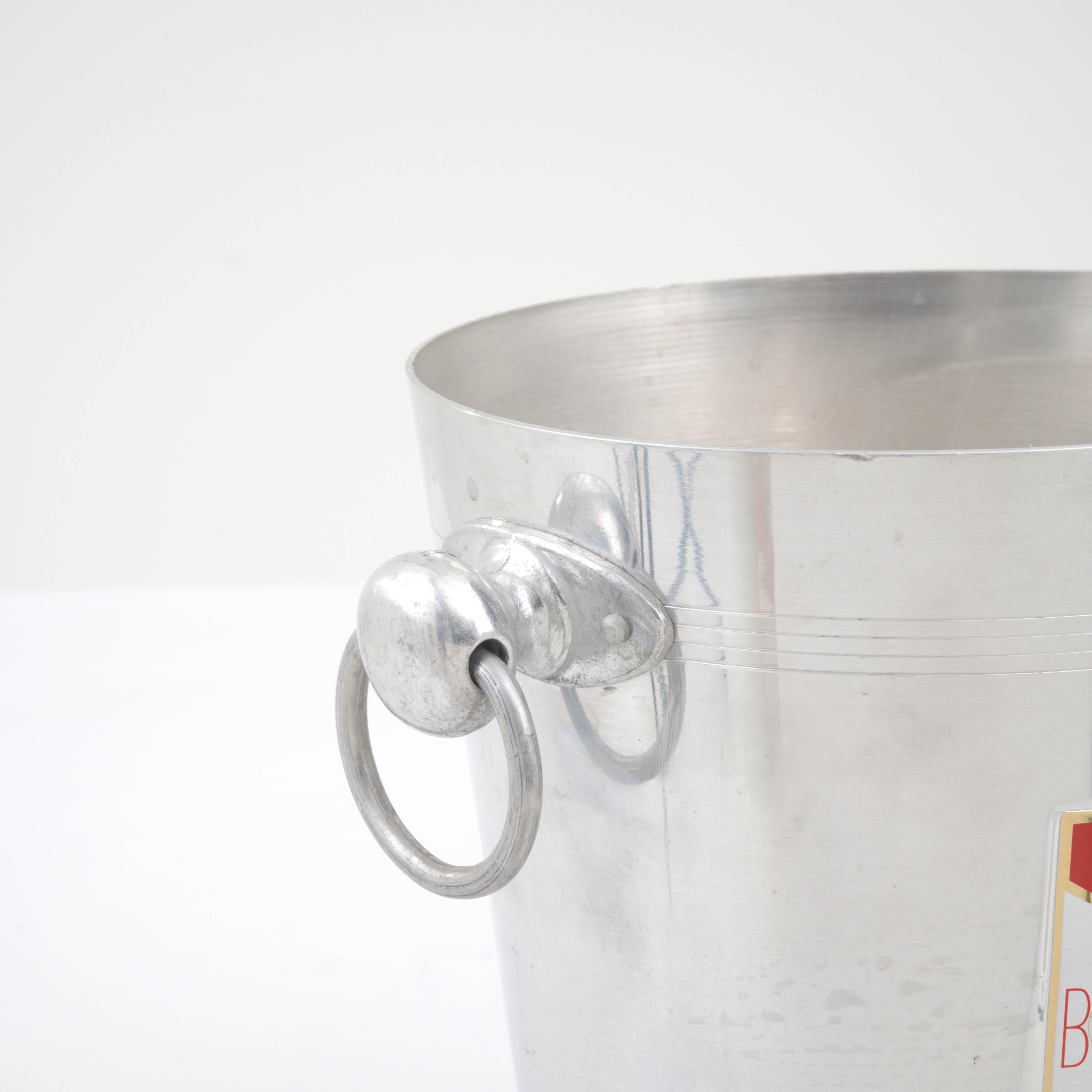 20th Century French Metal Ice Bucket 4