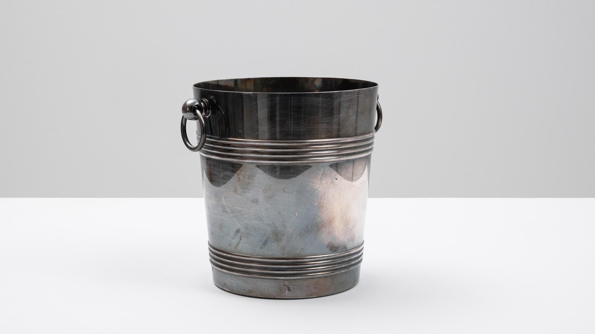 20th Century French Metal Ice Bucket For Sale 4