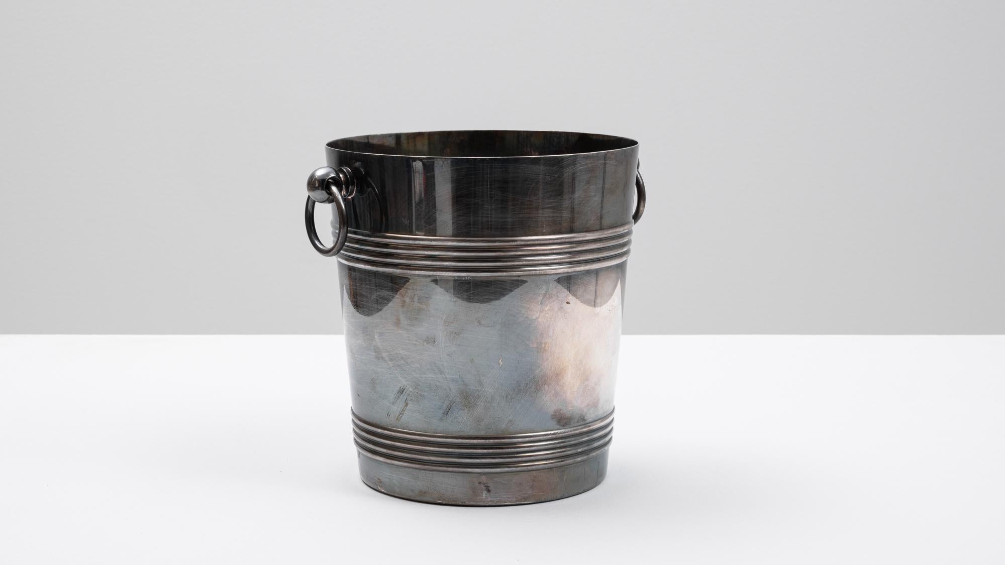 20th Century French Metal Ice Bucket For Sale 5