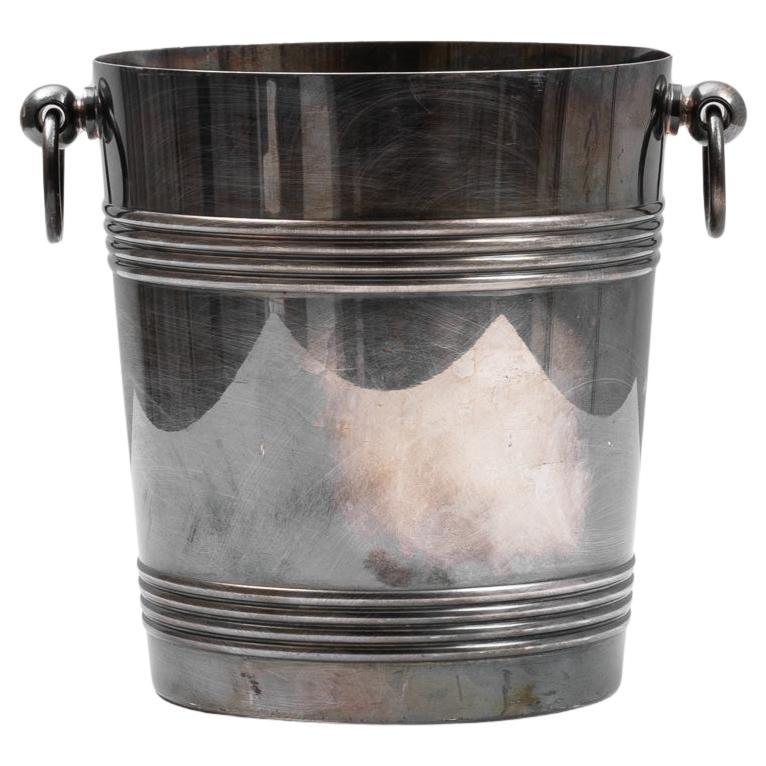 20th Century French Metal Ice Bucket