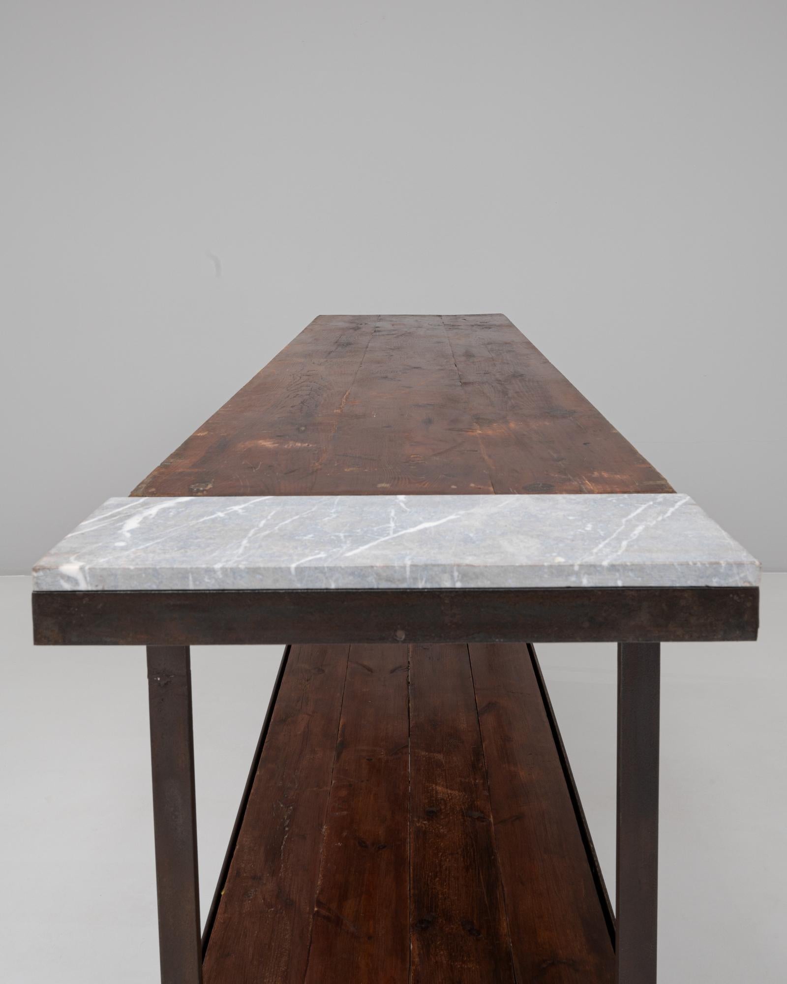 Table industrielle en métal du 20e siècle en vente 8