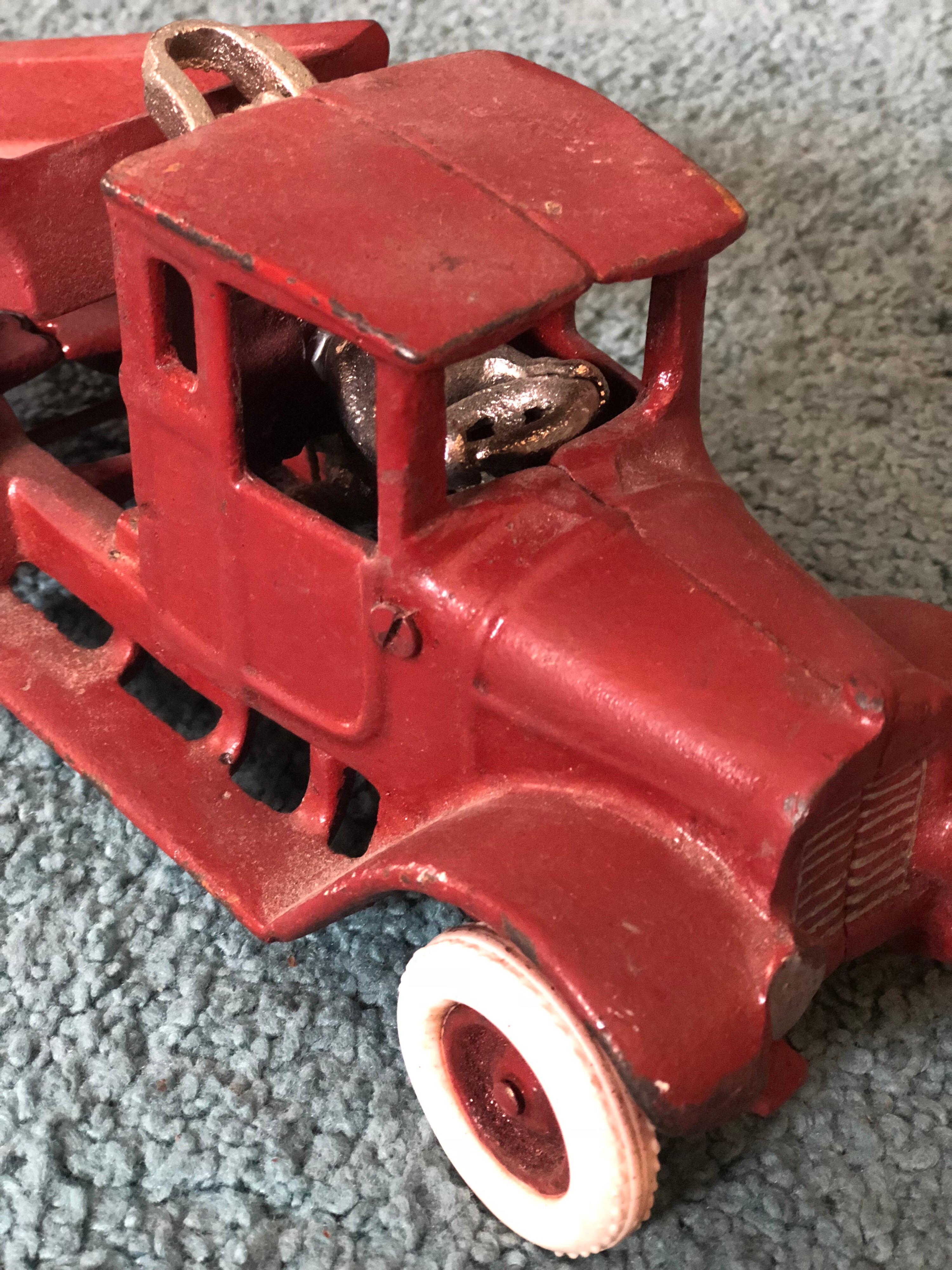 red lorry toy