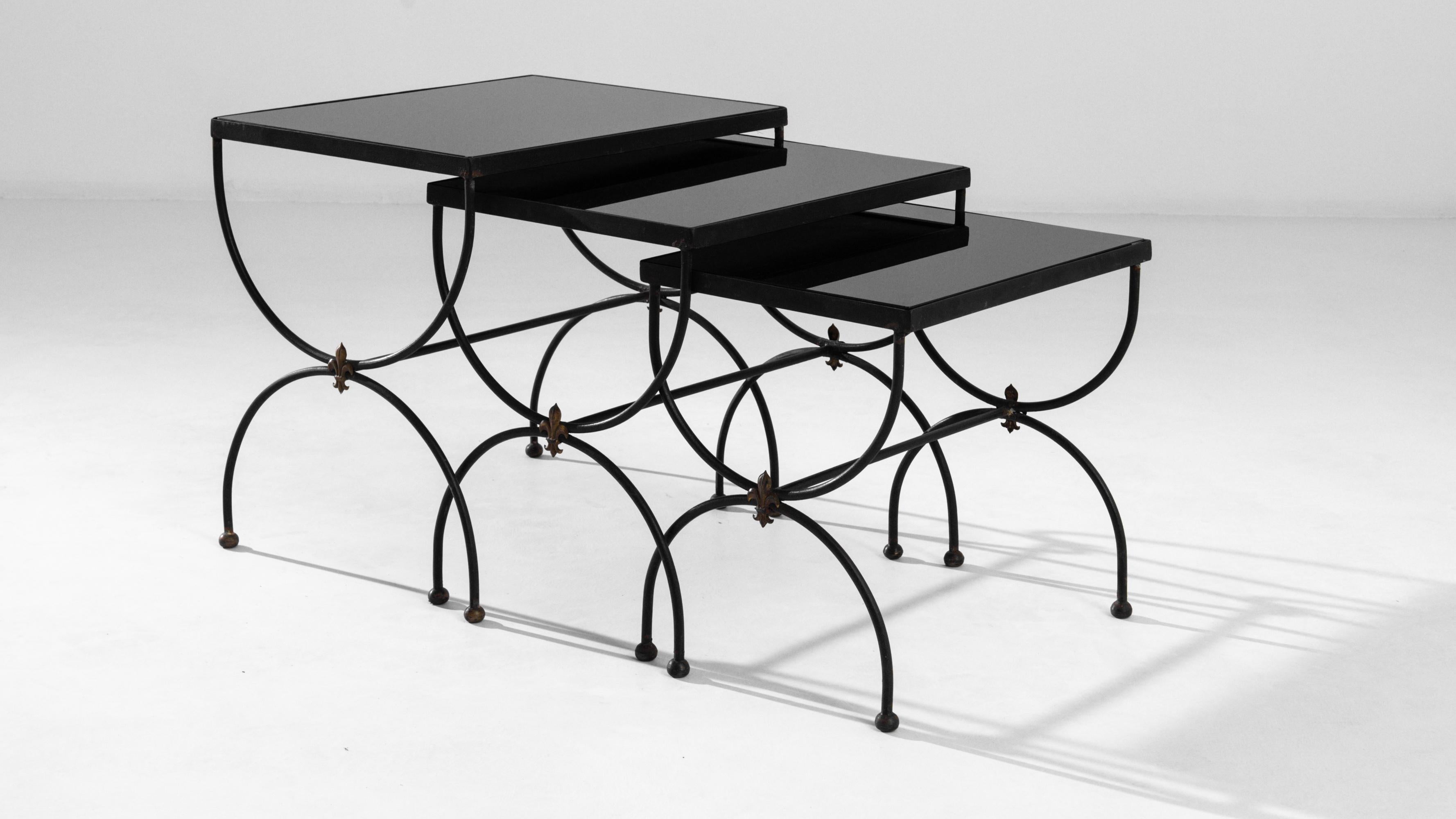 20th Century French Metal Nesting Table 6