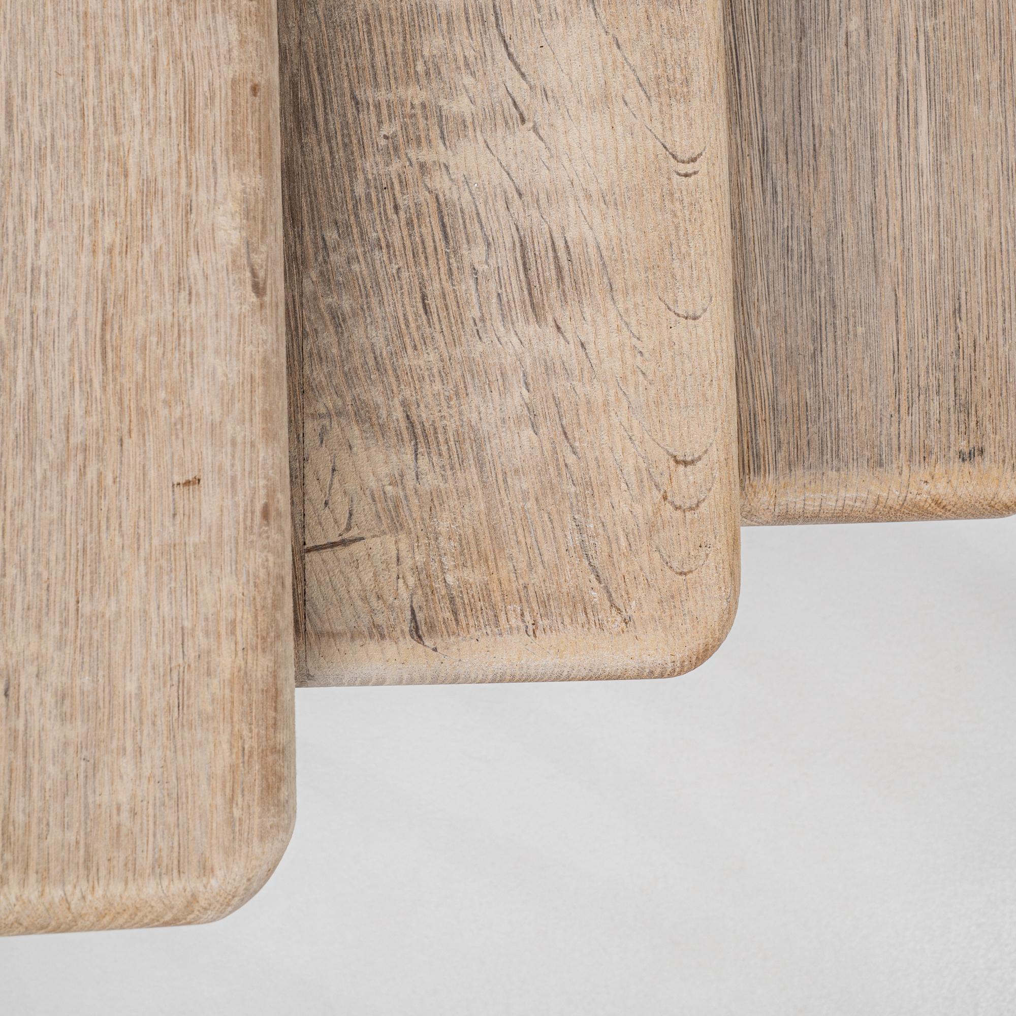20th Century French Metal Nesting Tables With Wooden Tops, Set of 3 en vente 7
